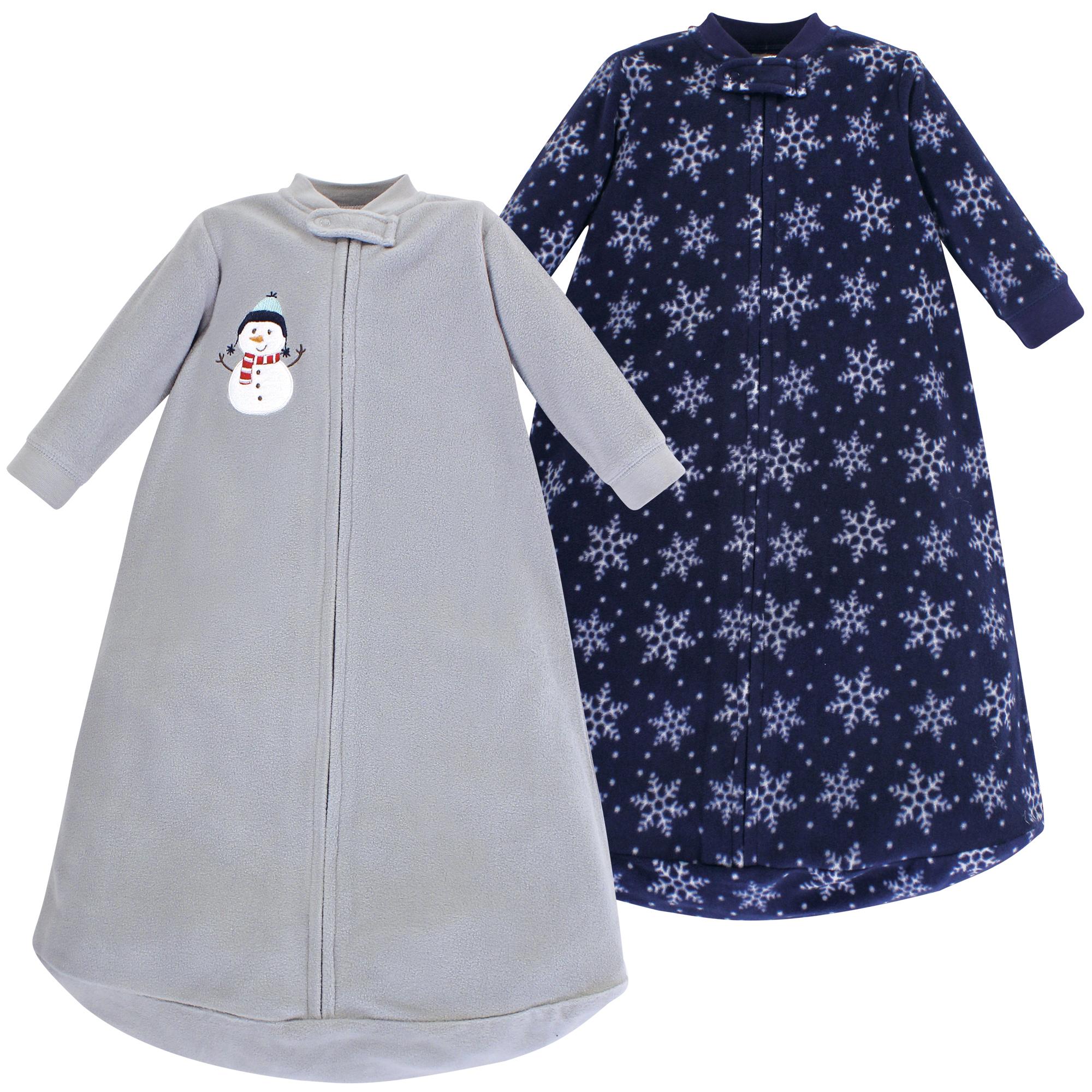 Unisex Long Sleeve Fleece Sleeping Bag, Arctic Night