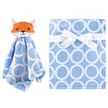 Boys Plush Blanket with Lovey, Azure Kit