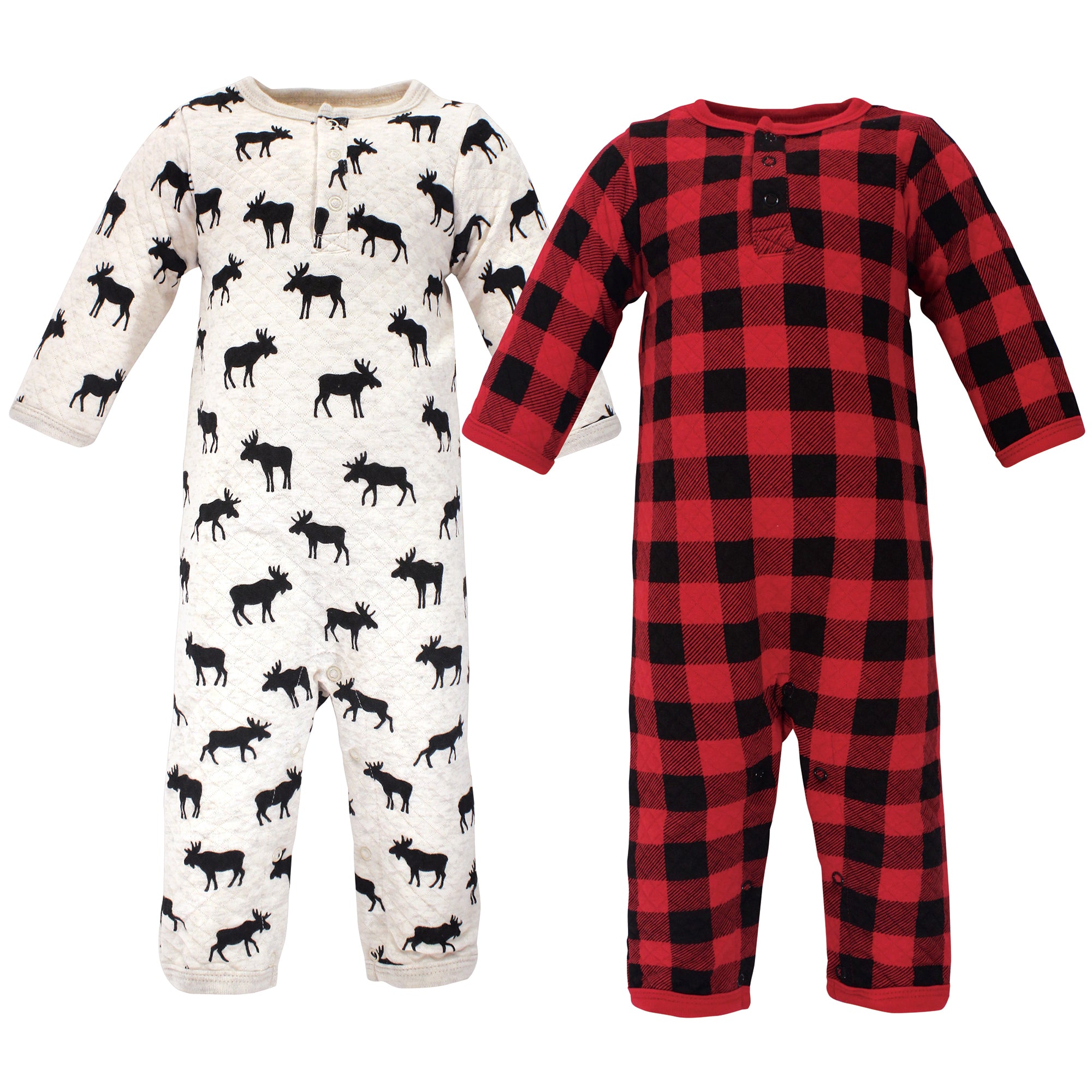 Boys Quilted Coveralls, Wilderness Moose