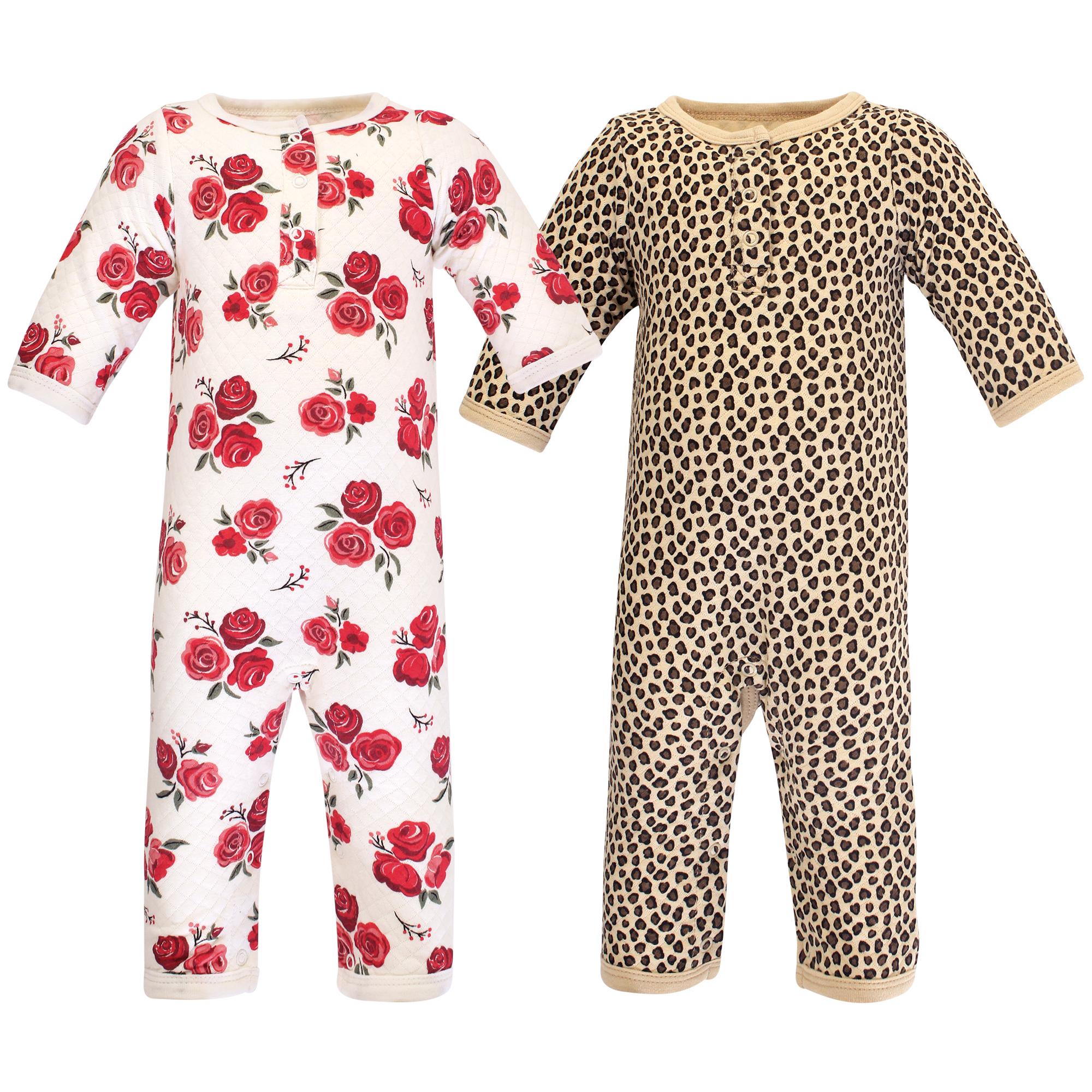 Girls Quilted Coveralls, Rose Wildcat