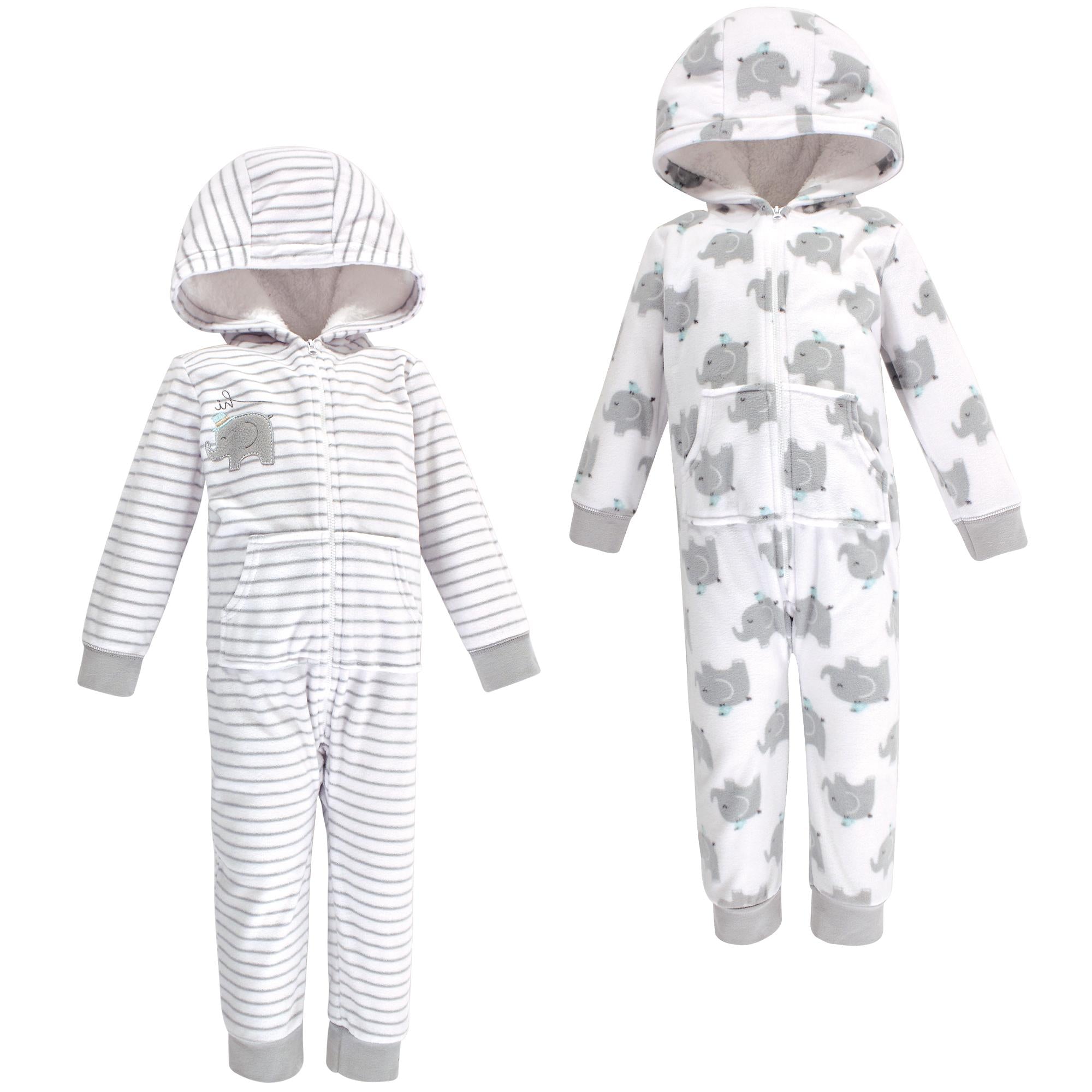 Unisex Fleece Coveralls, Pachyderm Slate