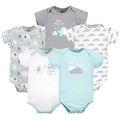Boys Essentials Bodysuits, Silver Elephant
