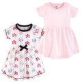 Girls Organic Dresses Set, Botanical Speckle