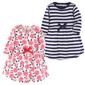 Girls Organic Dresses Set, Peach Blossom Petal