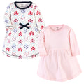 Girls Organic Dresses Set, Botanical Speckle