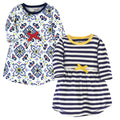 Girls Organic Dresses Set, Glazed Terra
