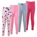Girls Organic Cotton Leggings Set, Blossom Meadow