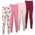 Girls Organic Cotton Leggings Set, Lush Flora