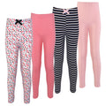Girls Organic Cotton Leggings Set, Wildflower Meadow