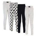 Girls Organic Cotton Leggings Set, Blushing Hearts