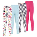 Girls Organic Cotton Leggings Set, Vivid Monarchs