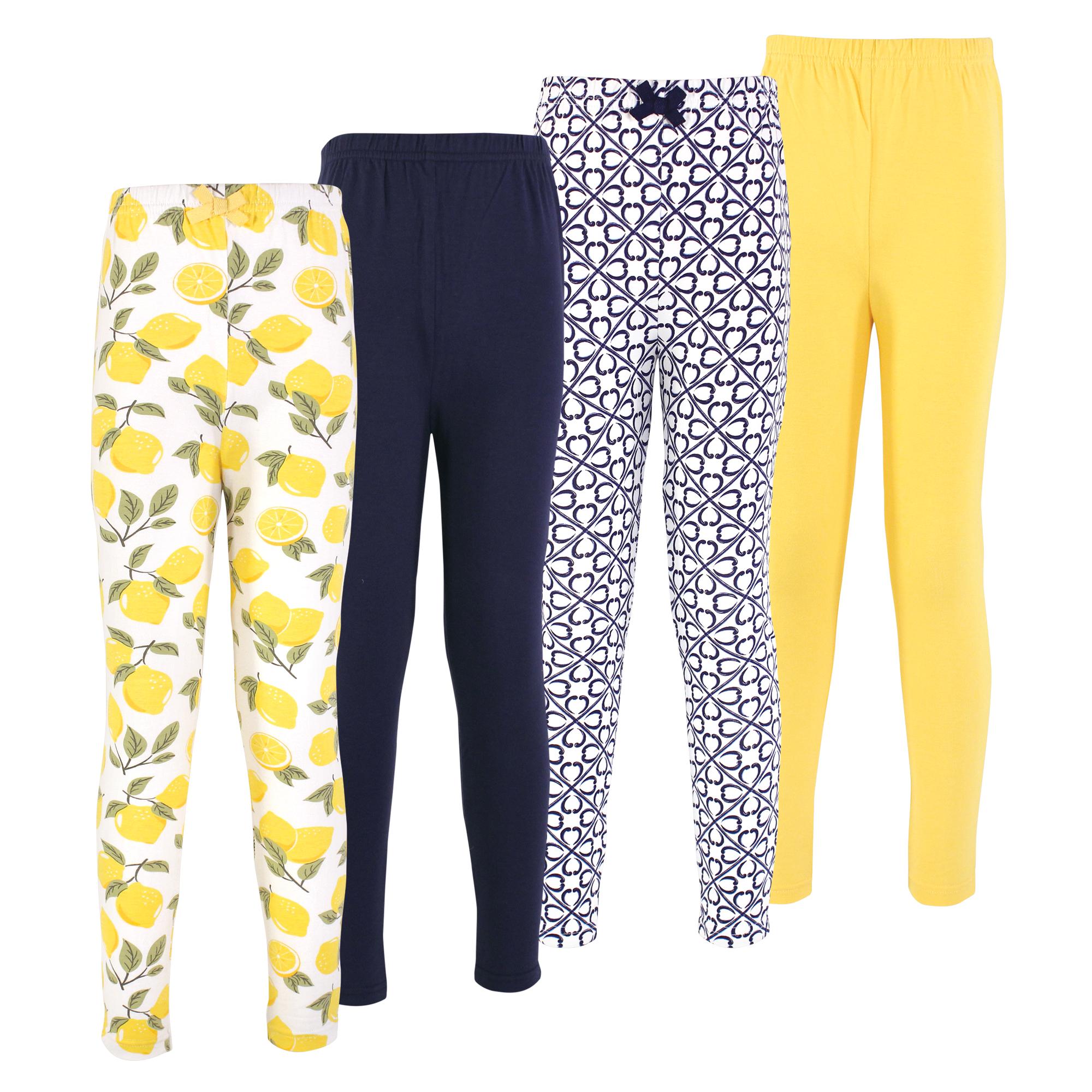 Girls Organic Cotton Leggings Set, Sunny Orchard