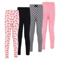 Girls Organic Cotton Leggings Set, Blush Ribbons