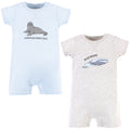 Unisex Organic Rompers Set, Oceanic Seal