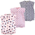 Girls Organic Rompers Set, Spring Petals