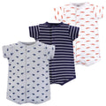 Boys Organic Rompers Set, Modern Art Grizzly