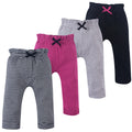 Girls Organic Pants Set, Dark Dewberry
