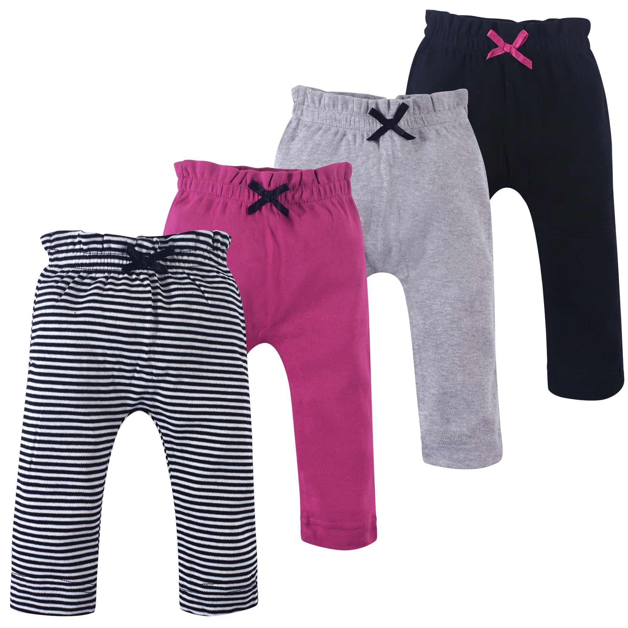 Girls Organic Pants Set, Dark Dewberry