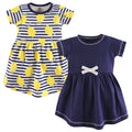 Girls Organic Dresses Set, Citrus Zest