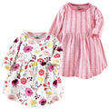 Girls Organic Dresses Set, Lush Flora