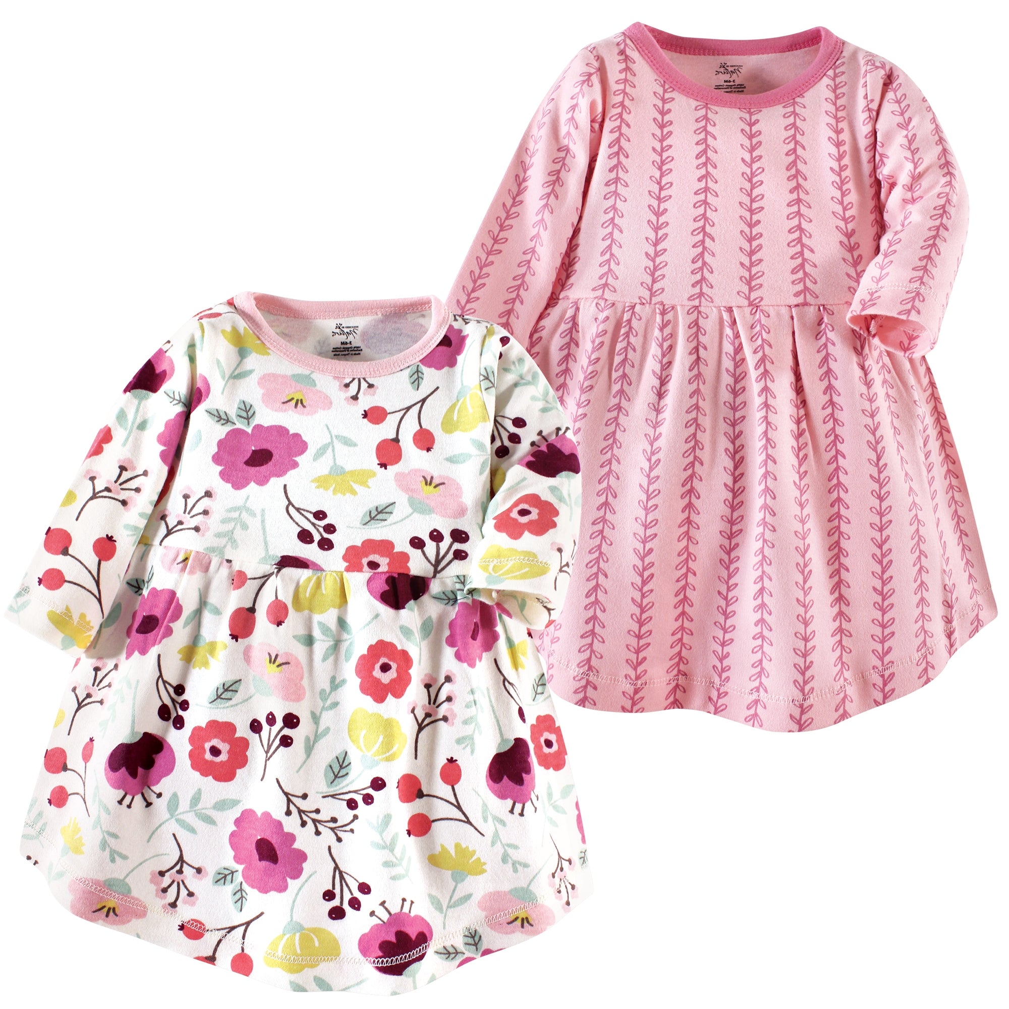 Girls Organic Dresses Set, Lush Flora
