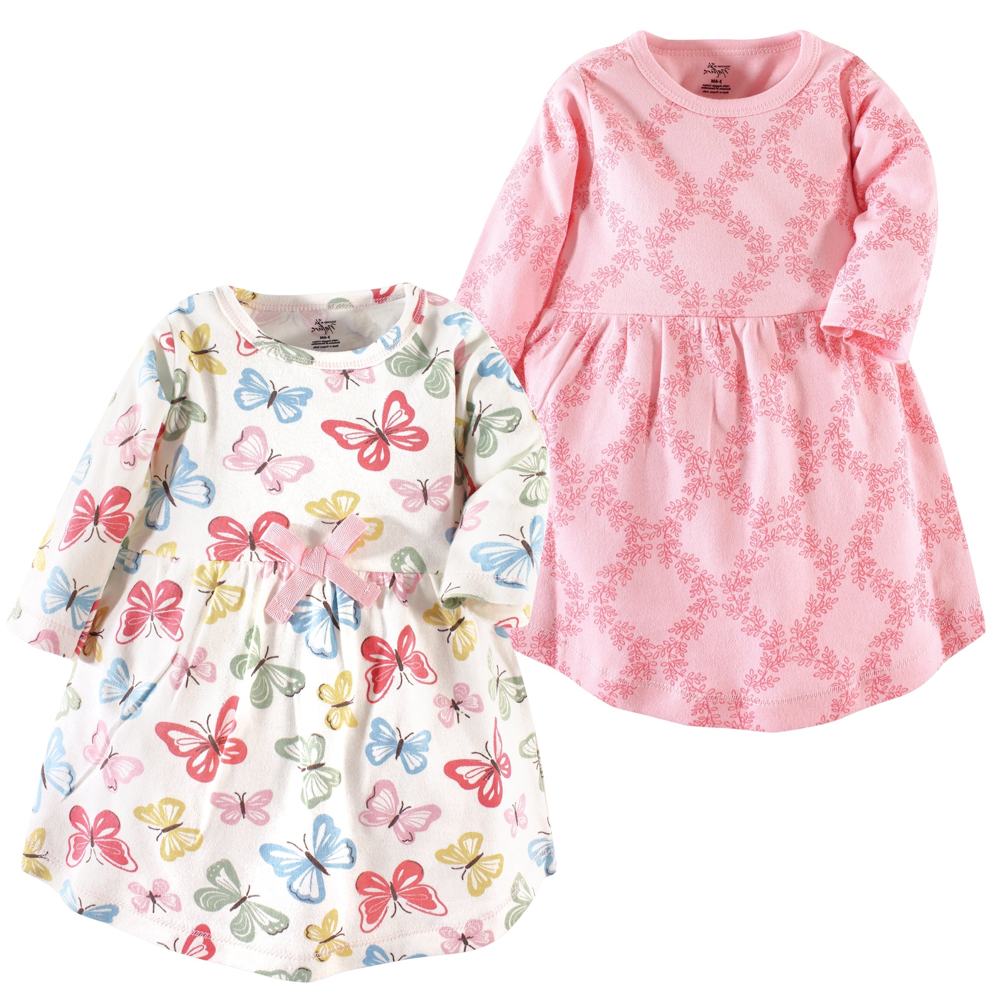 Girls Organic Dresses Set, Spring Monarchs
