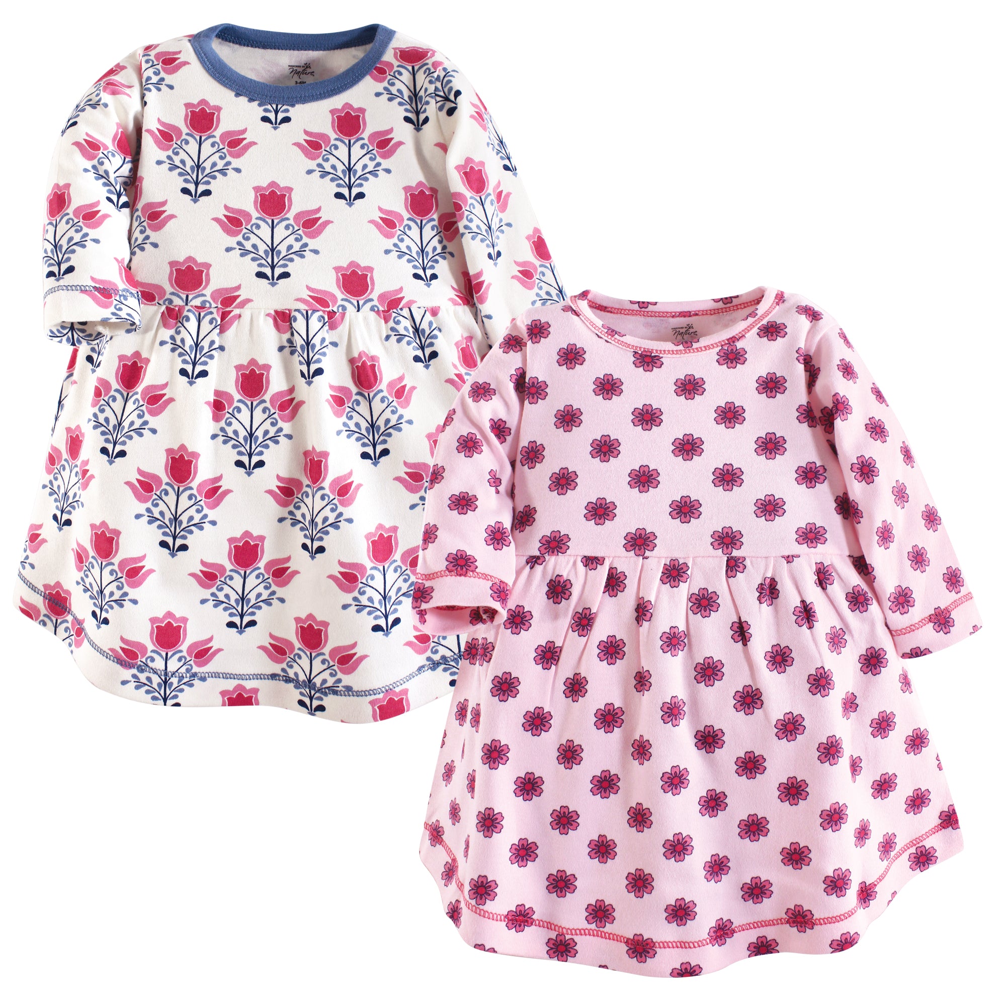 Girls Organic Dresses Set, Whimsical Meadow