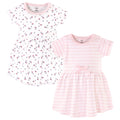 Girls Organic Dresses Set, Petite Garden Floral
