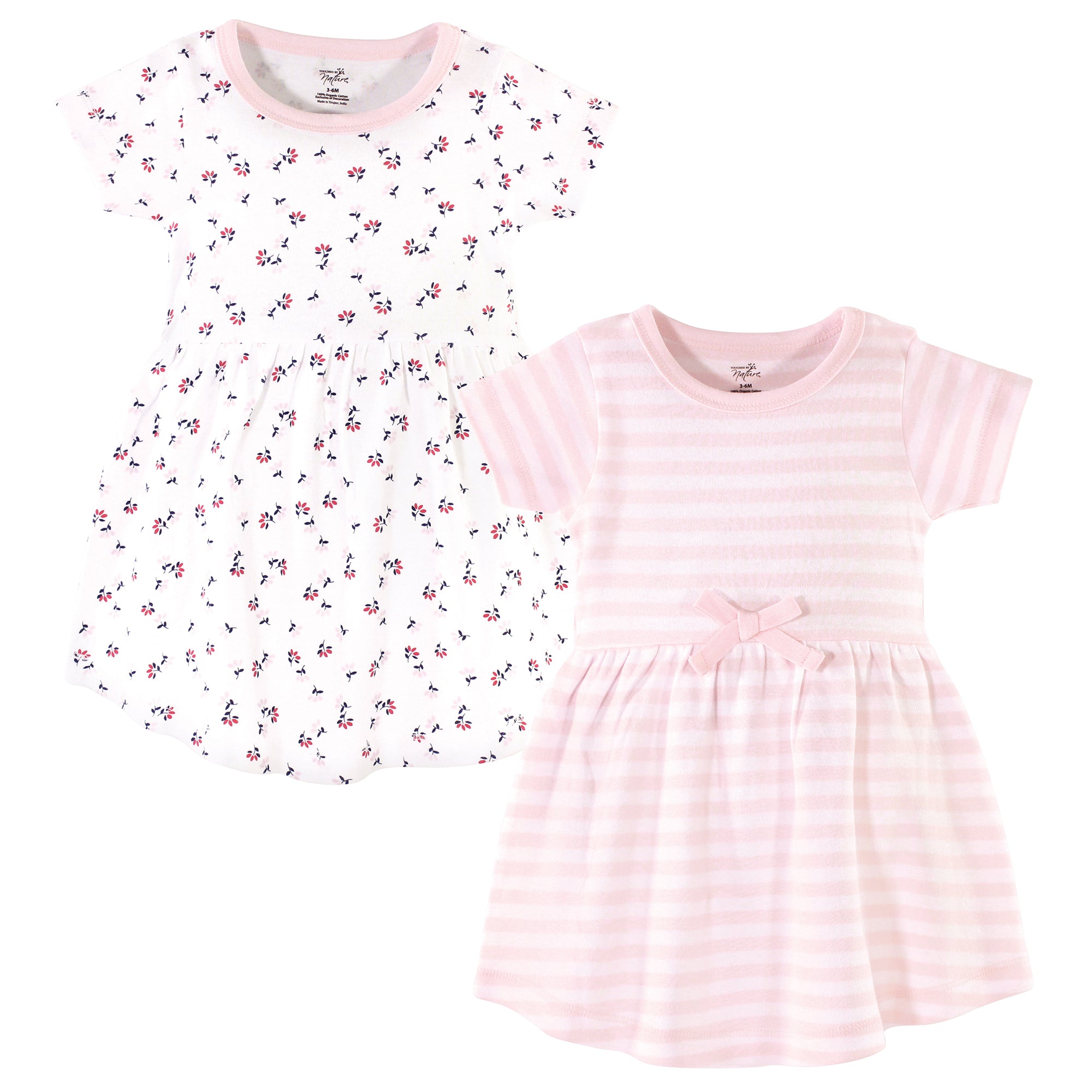 Girls Organic Dresses Set, Petite Garden Floral