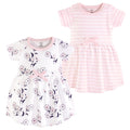 Girls Organic Dresses Set, Summer Wildflower Petals