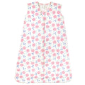 Girls Organic Sleeveless Sleep Sack, Blushing Petal