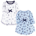Girls Organic Dresses Set, Glacial White