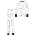 Unisex Organic Snug Fit Pajama Set, Glacial White