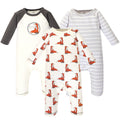Boys Organic Cotton Jumpsuits, Wilderness Rust Fox