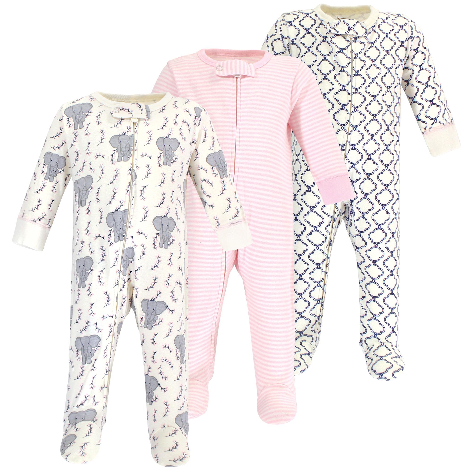 Girls Organic Jumpsuit, Blush Trunk Pals