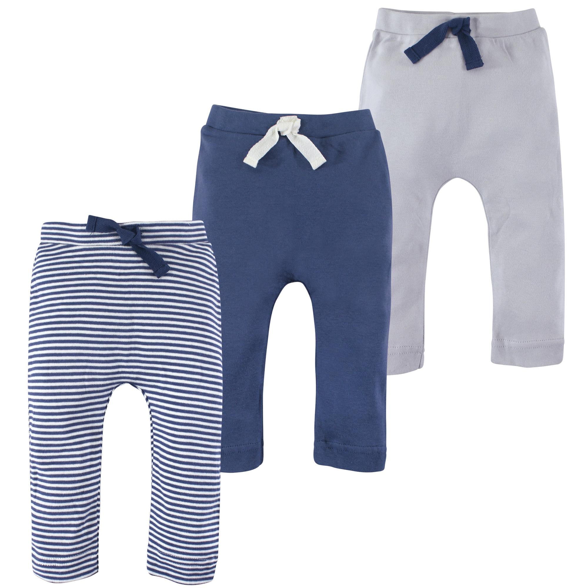 Boys Organic Pants Set, Sky Vanilla