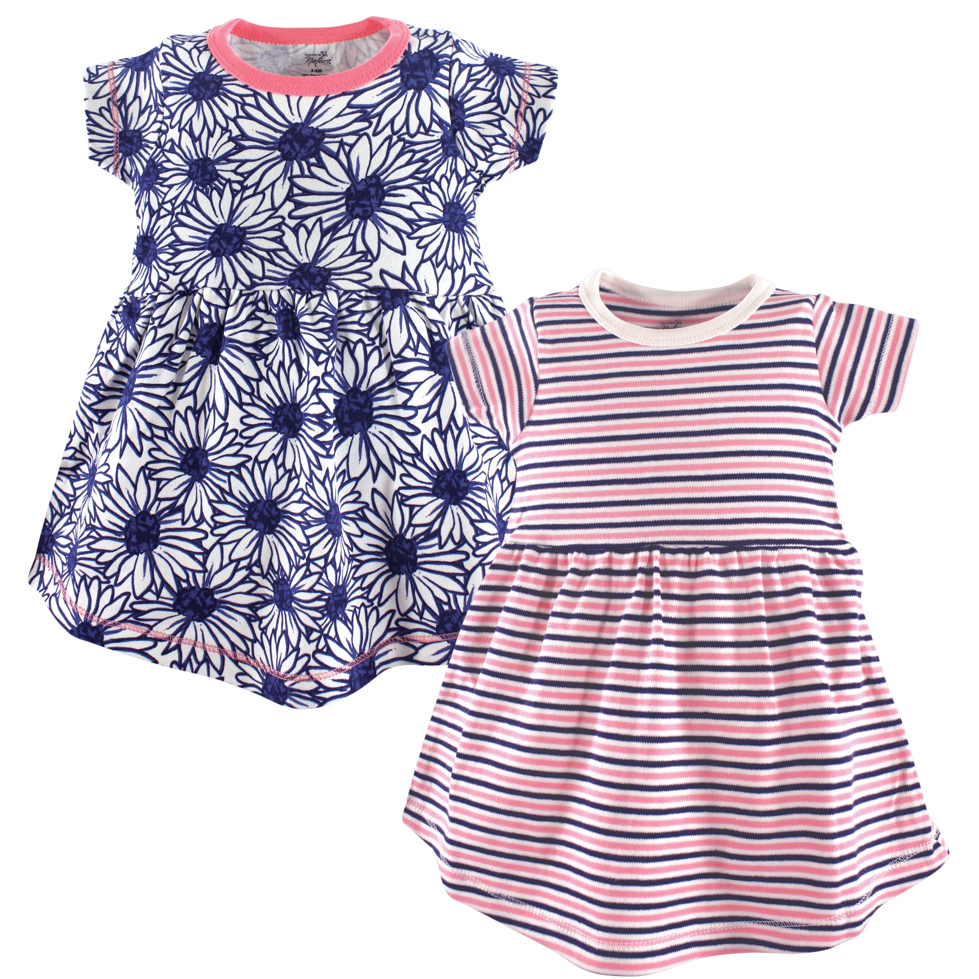 Girls Organic Dresses Set, Summer Petal
