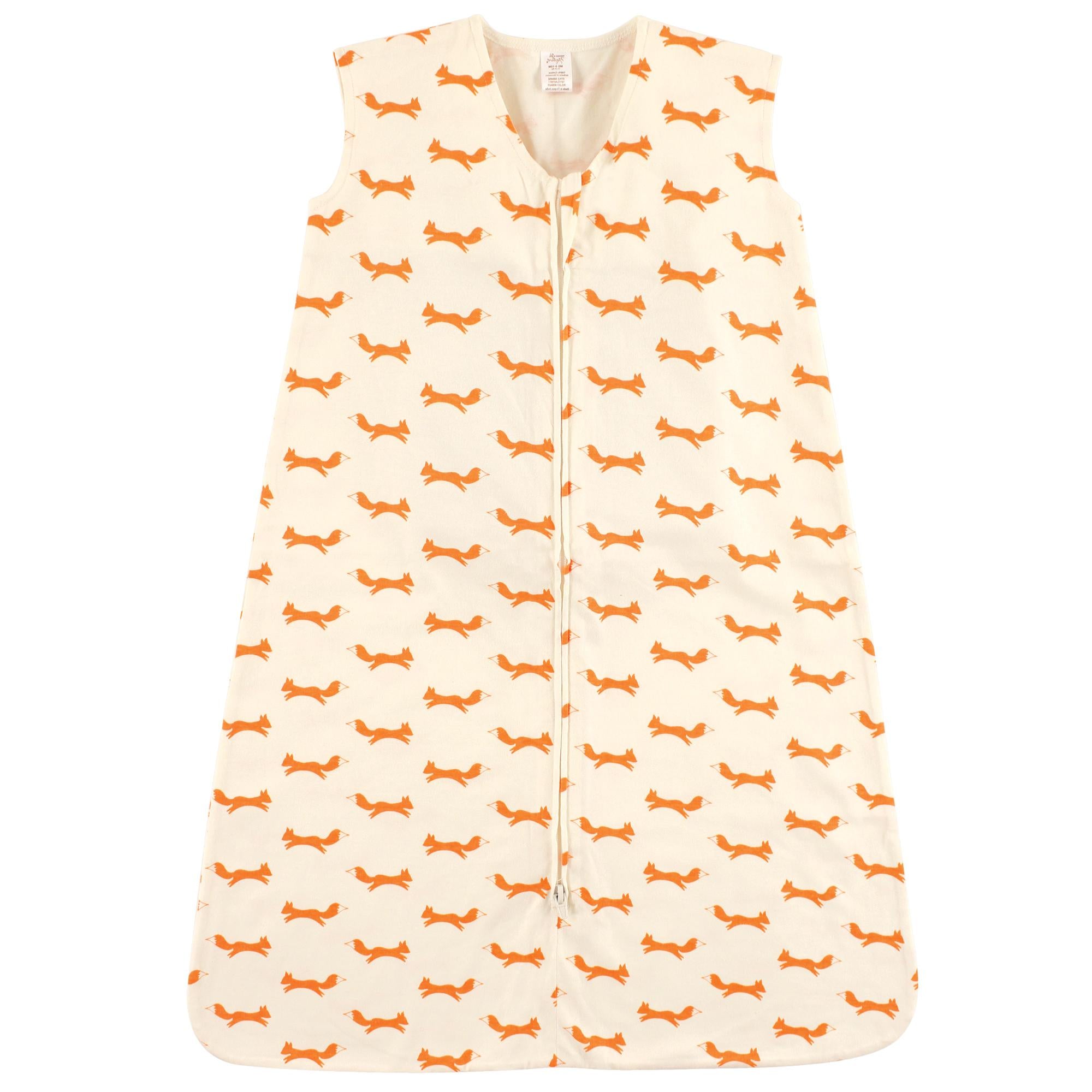 Boys Organic Sleeveless Sleep Sack, Cinnamon Fox