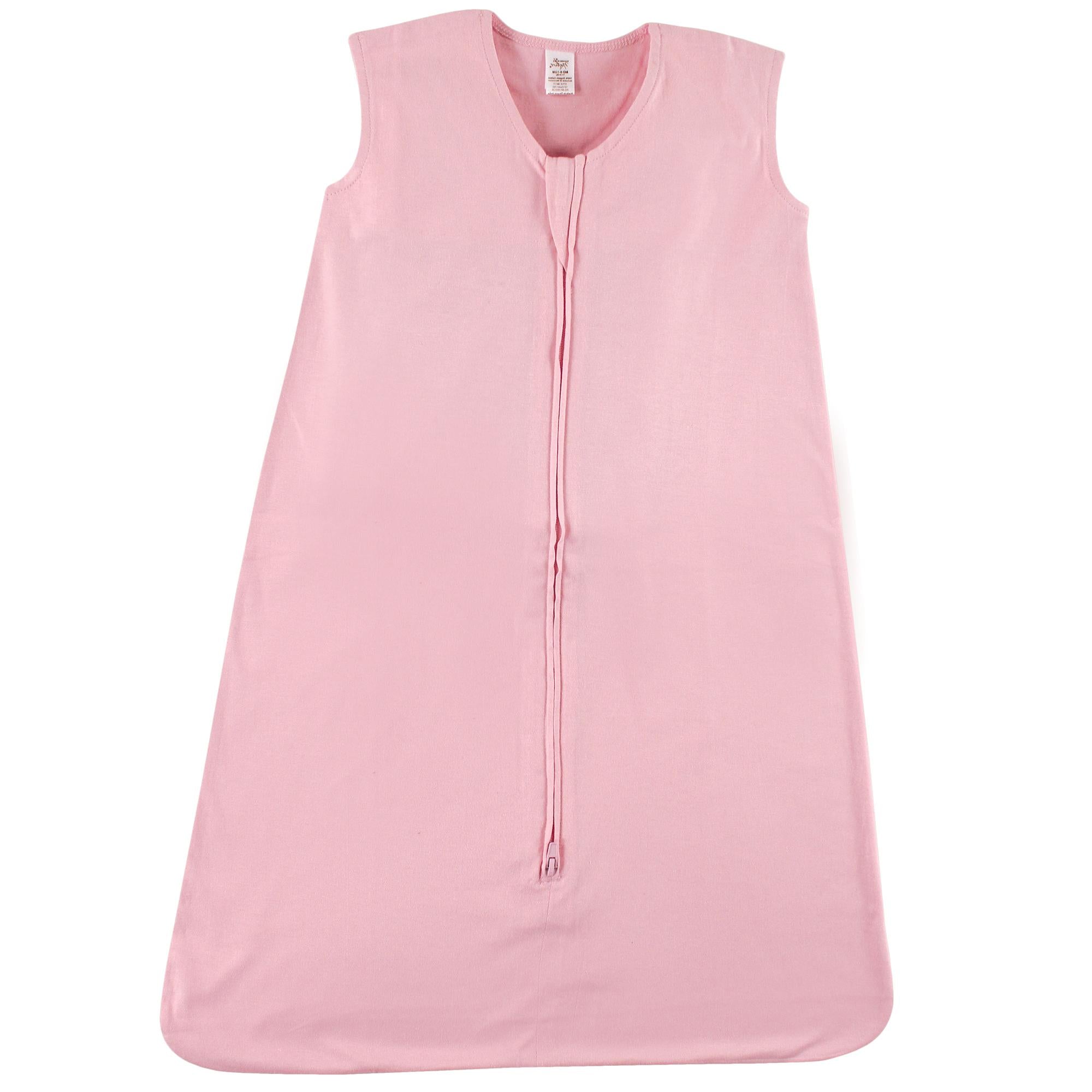 Girls Organic Solid Sleeveless Sleep Sack, Blush Blossom