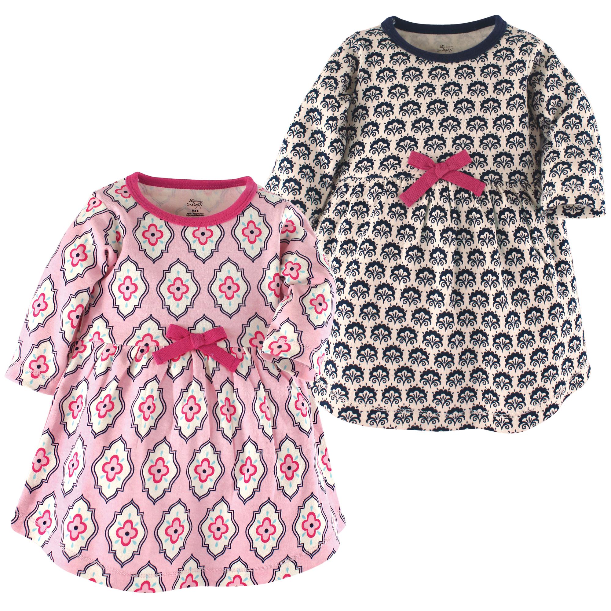Girls Organic Dresses Set, Garden Lattice