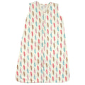 Girls Organic Sleeveless Sleep Sack, Plume Pattern