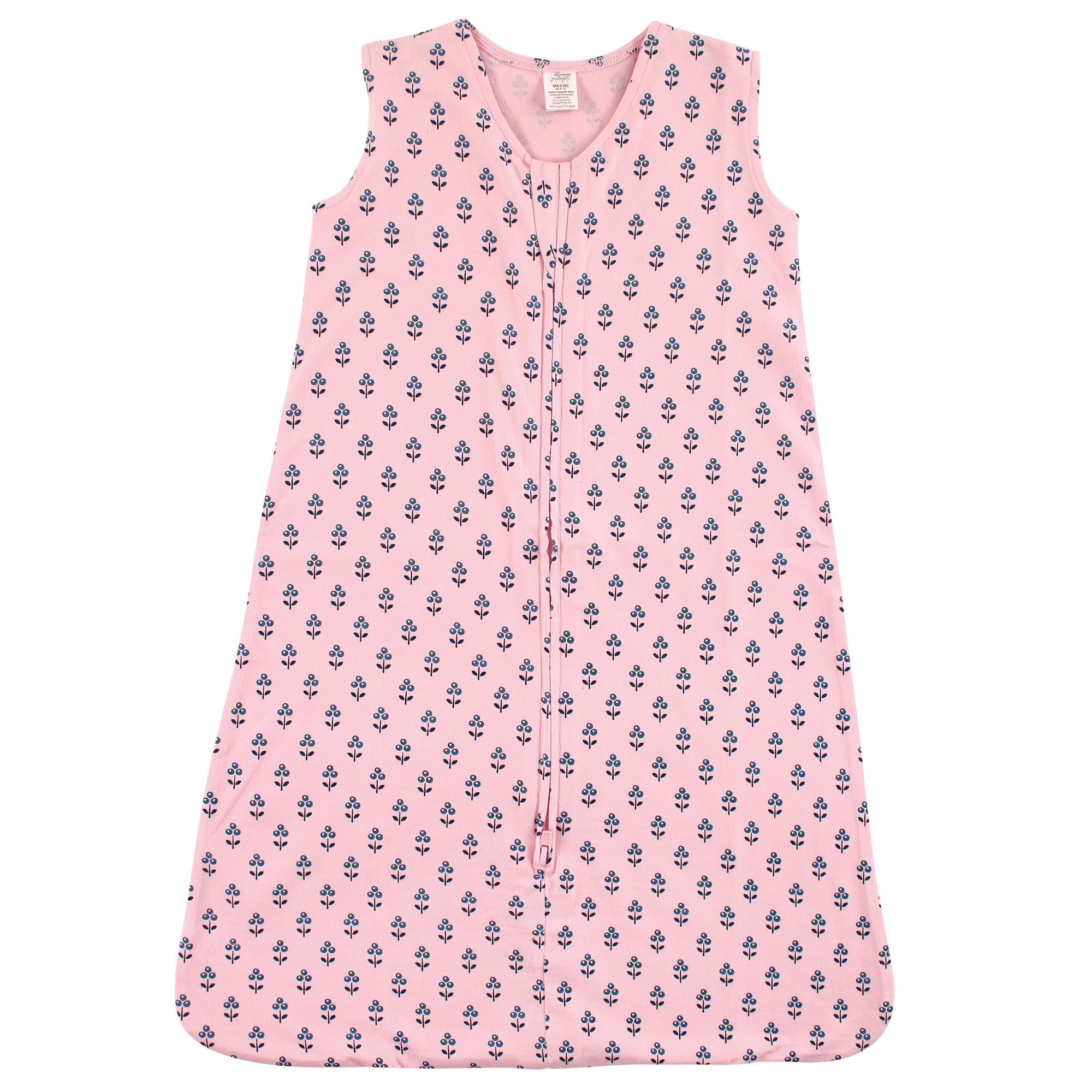 Girls Organic Sleeveless Sleep Sack, Petite Petals