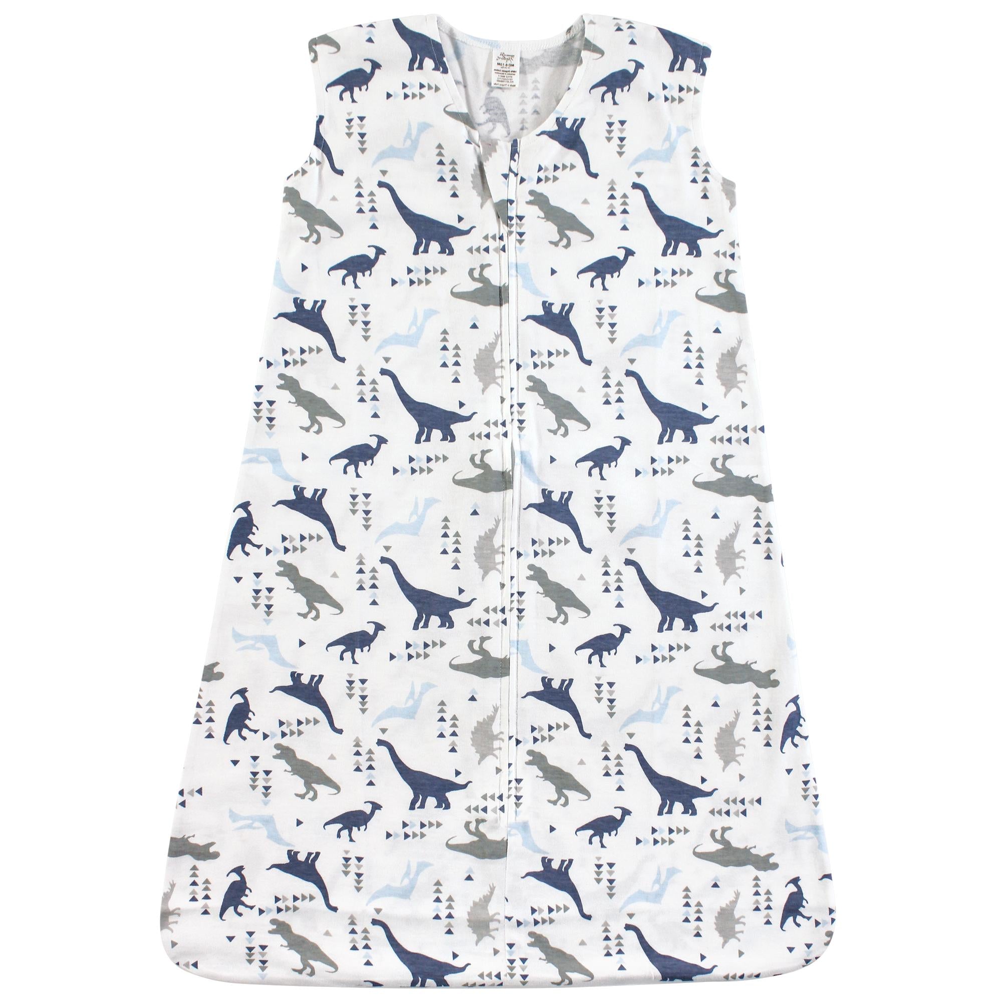 Boys Organic Sleeveless Sleep Sack, Prehistoric Teal