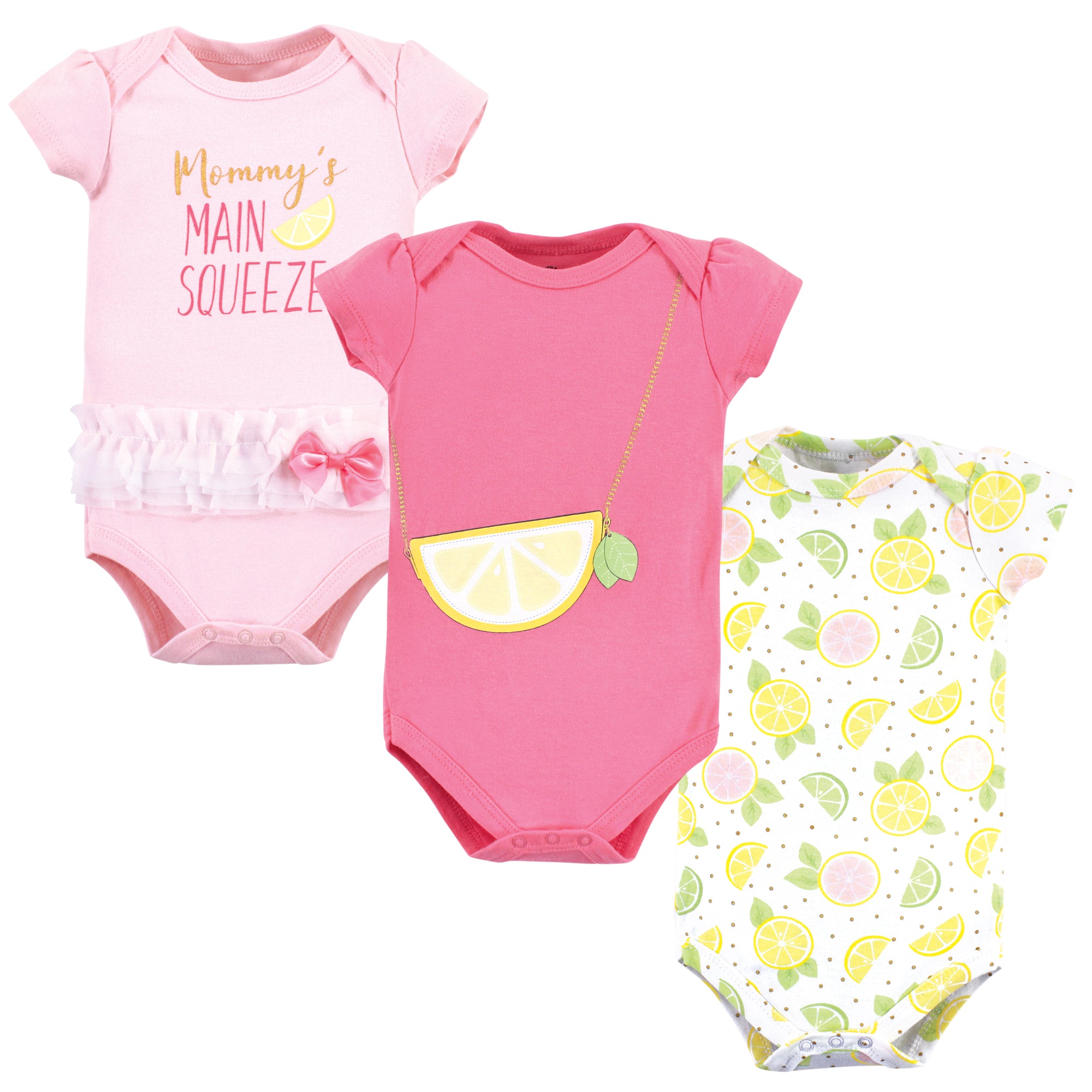 Girls Essentials Bodysuits, Sweet Lemonade