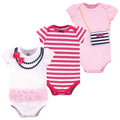 Girls Essentials Bodysuits, Blush Navy Trinket