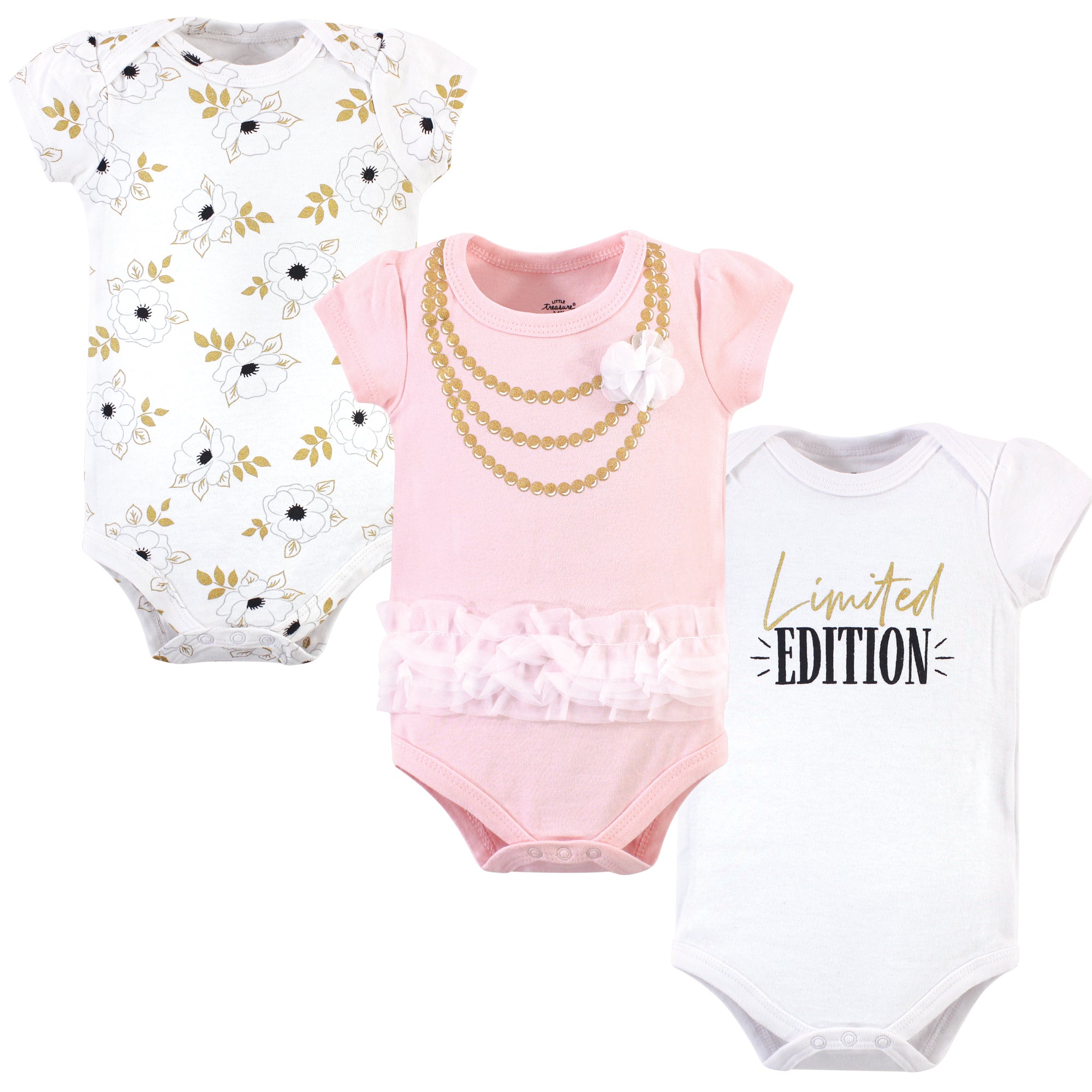 Girls Essentials Bodysuits, Exclusive Peony