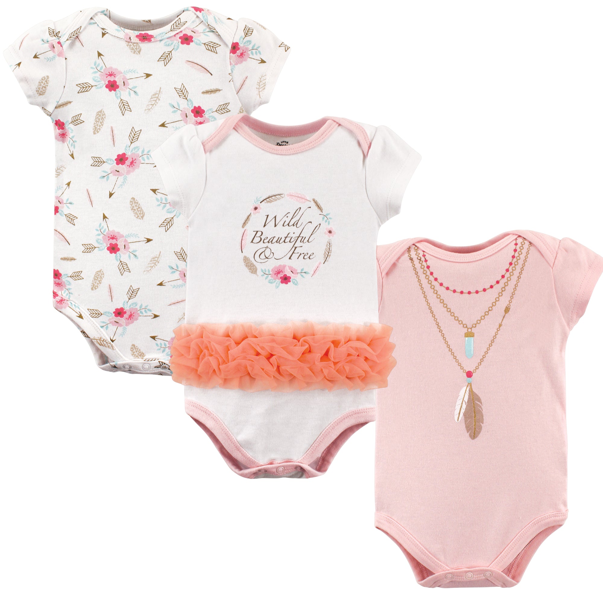 Girls Essentials Bodysuits, Artisan Blush