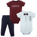 Boys Matching Bodysuit and Pants Bundle, Azure Spectacles