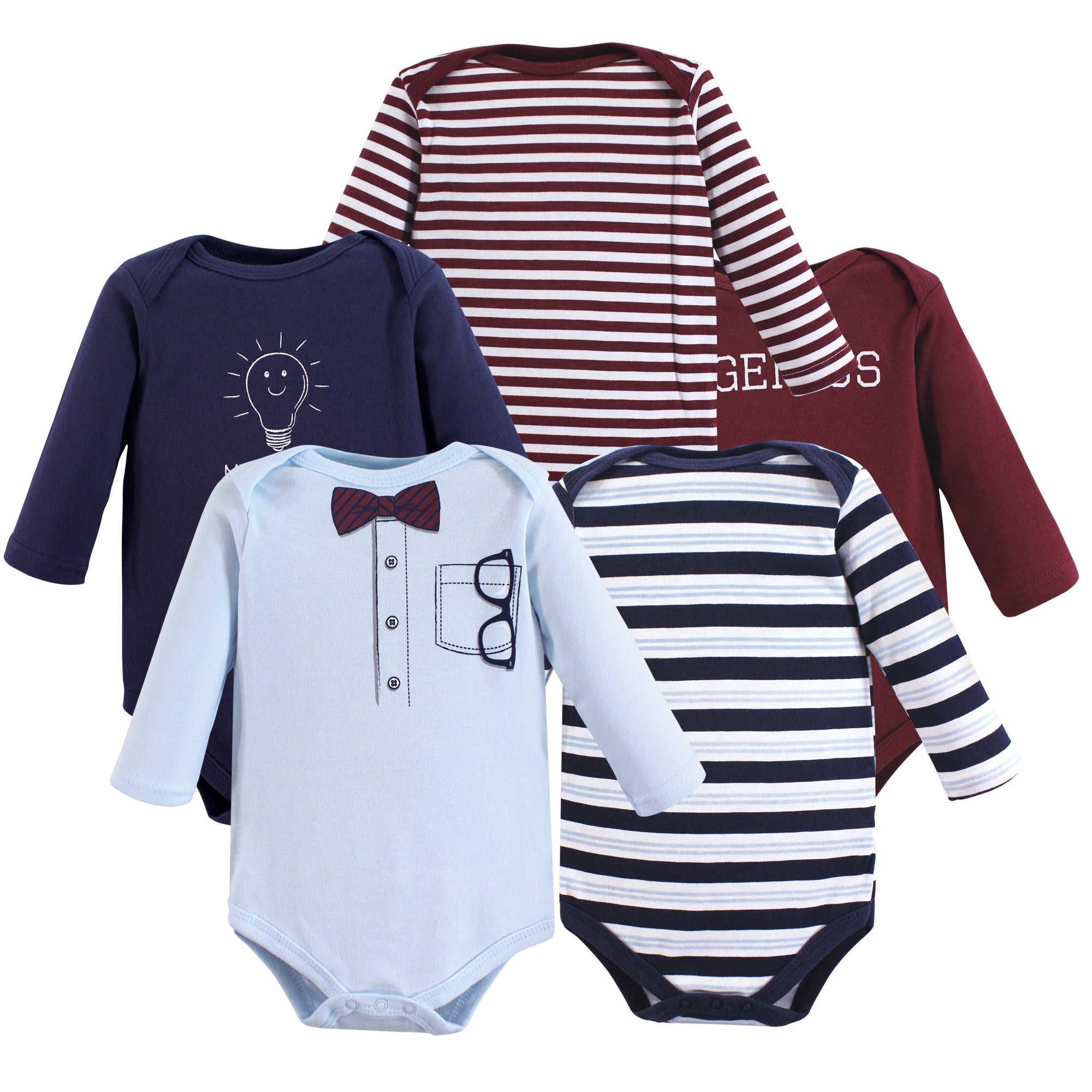 Boys Essentials Bodysuits, Brainy Blue