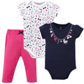 Girls Matching Bodysuit and Pants Bundle, Radiant Rainbows